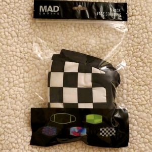 NEW "I Love The 90s" 5pk Face Coverings with Five Different Designs 550